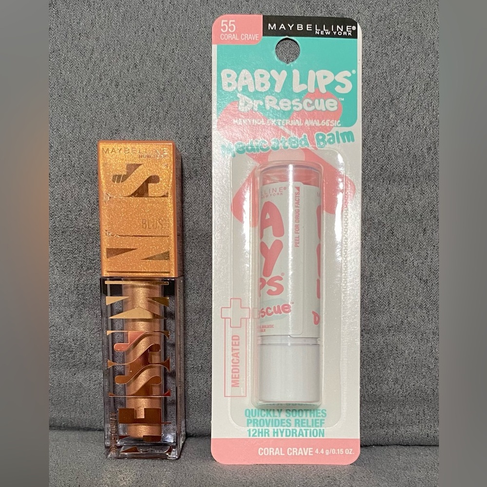 Maybelline Sunkisser Blush/Bronzer & Baby Lips Medicated Lip Balm Bundle